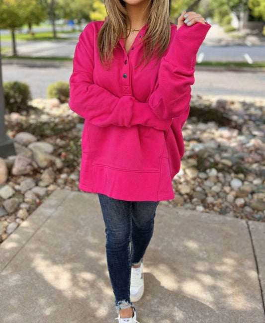 Much Ado - Hannah Pullover Hoodie Top - Rack Hunt