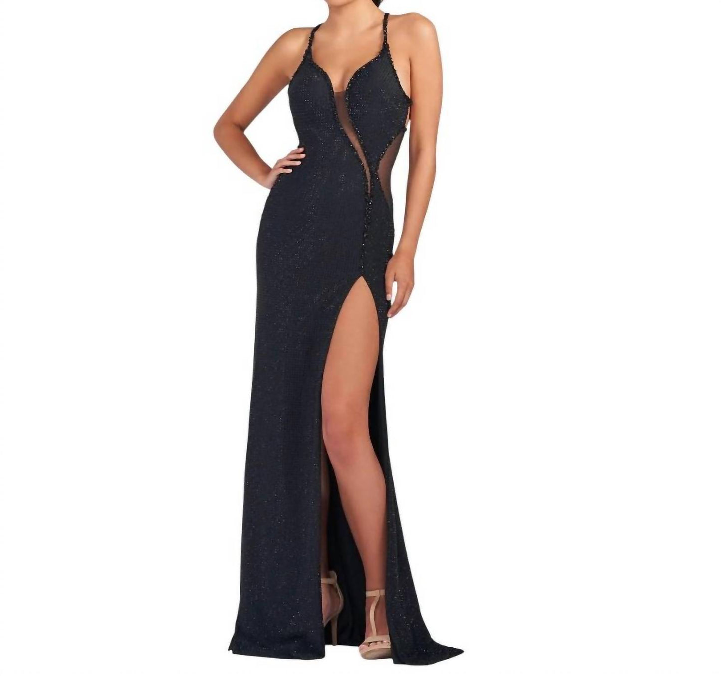 V-neck Alluring Gown