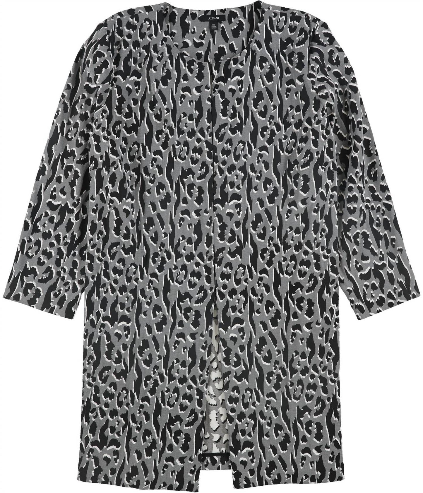 Women's Printed Jacquard A Line Jacket
