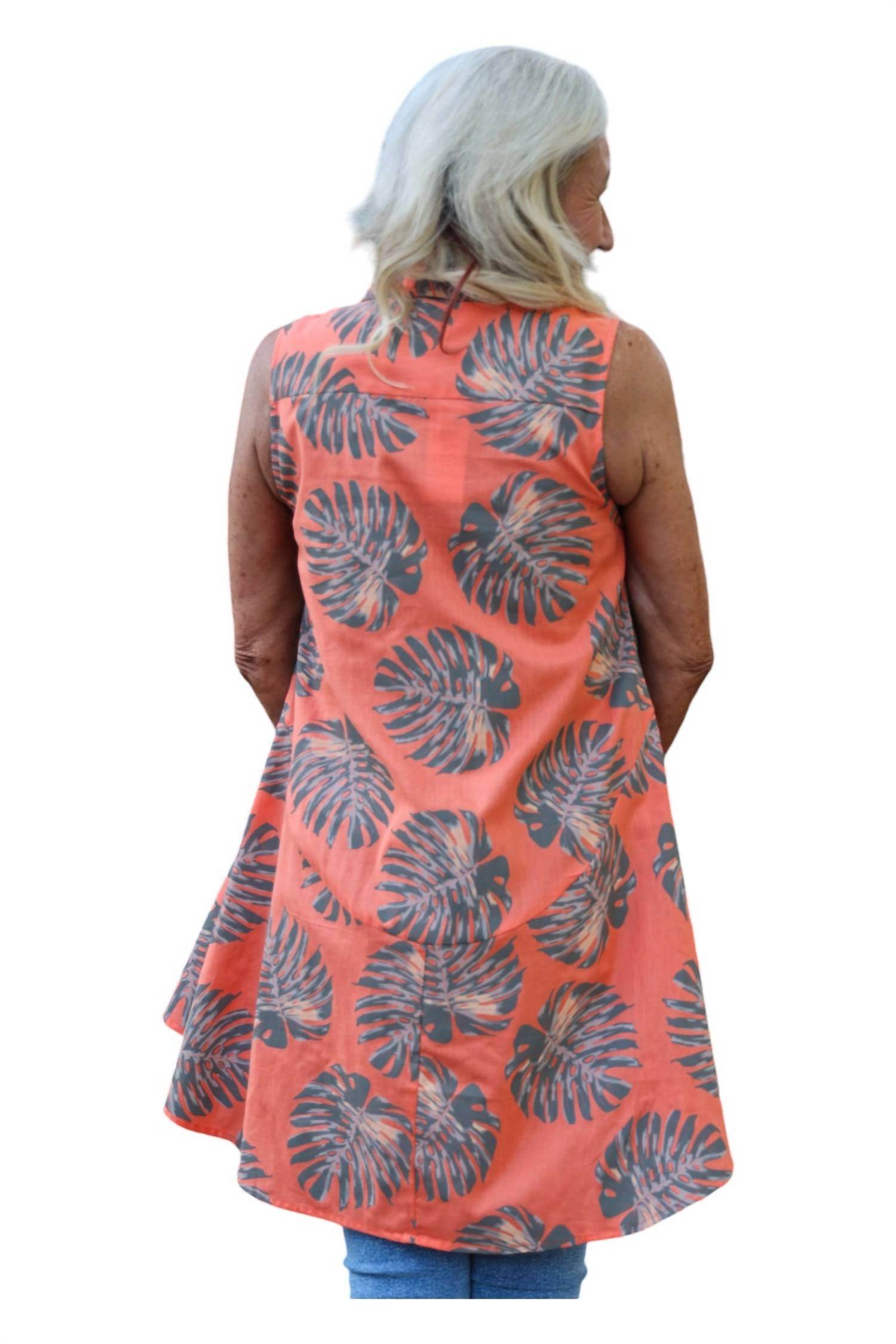 Nu-Look - Palm Leaf High Low Top - Rack Hunt -