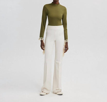 Tassel Detailed Knit Bodysuit
