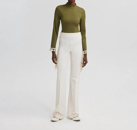 Tassel Detailed Knit Bodysuit