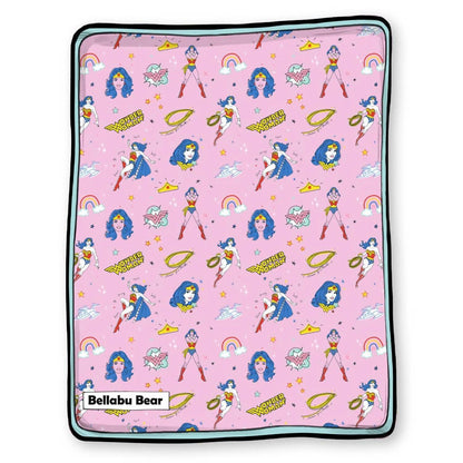 Kid's Wonder Woman Sherpa Blanket