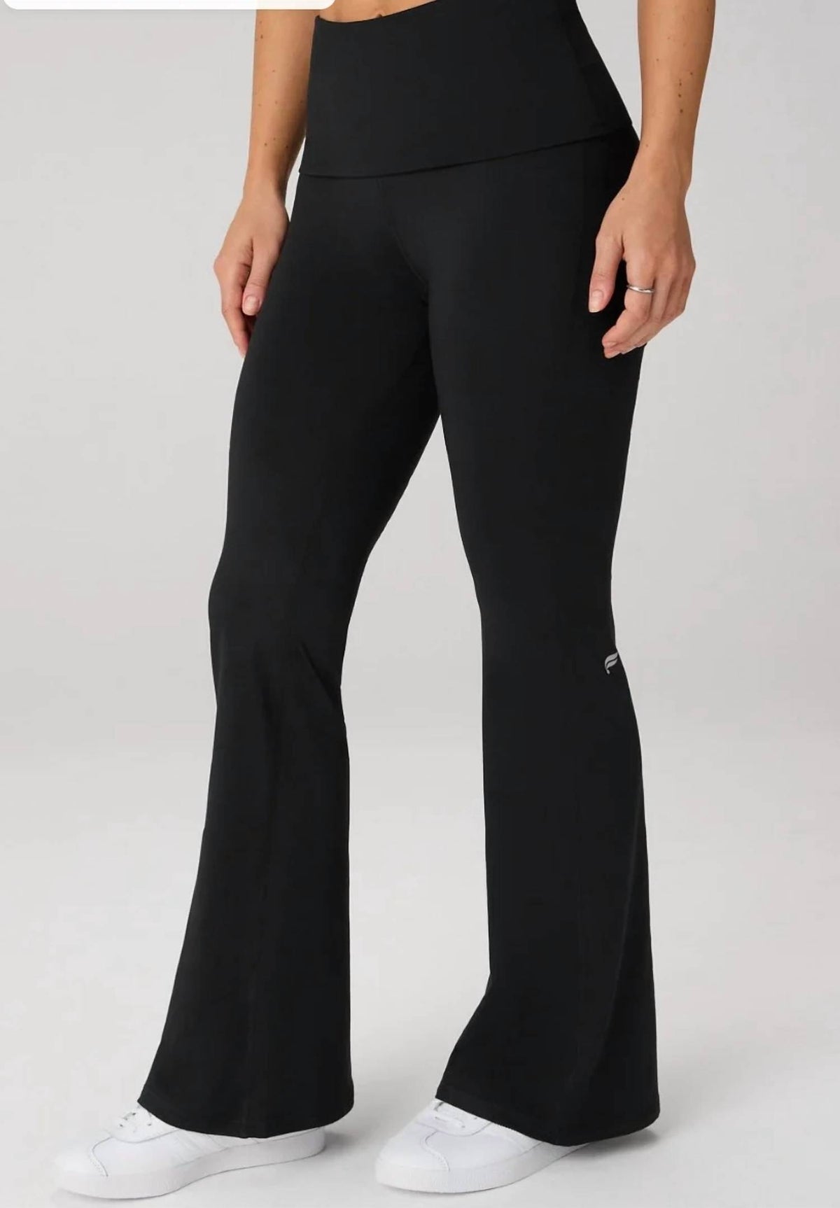 Cloud Jersey Foldover Flare Pants