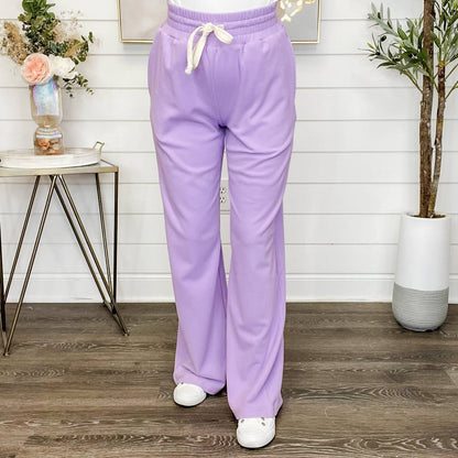 Right To Shine High-rise Fleece Wide Leg Pants