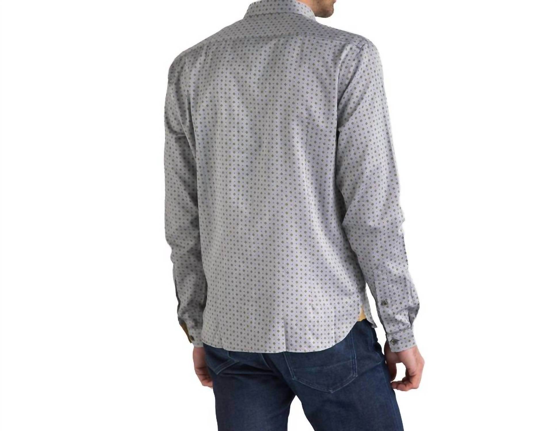 Vustra - Button Down Cotton Long Sleeve Shirt - Rack Hunt -