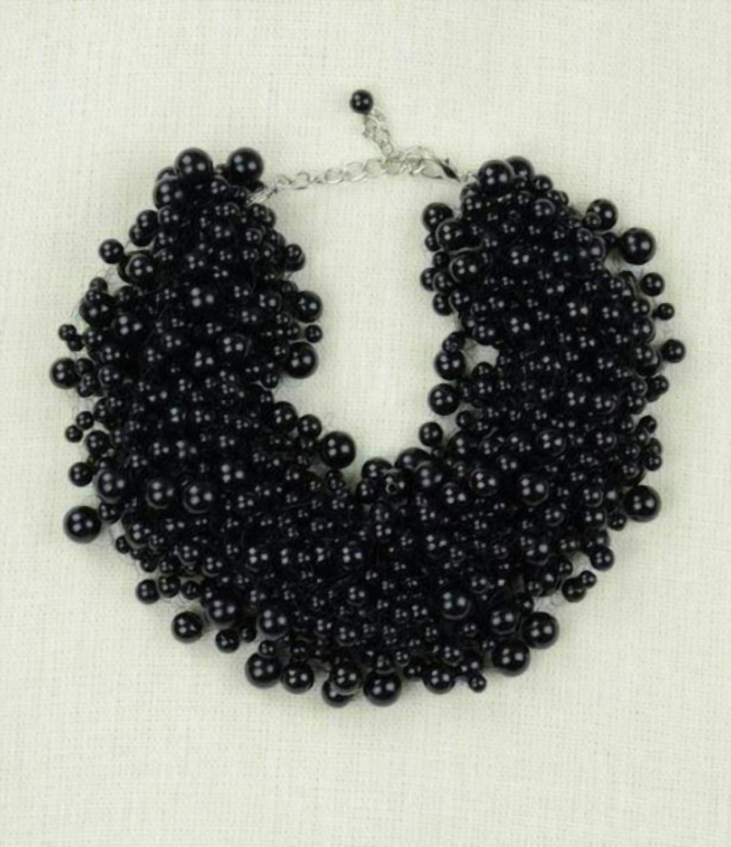 Women's Onyx Cluster Necklace
