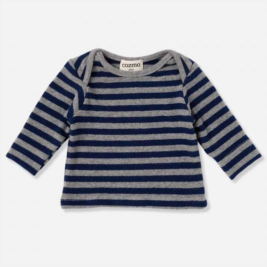 Boys Soft Striped Newborn Top