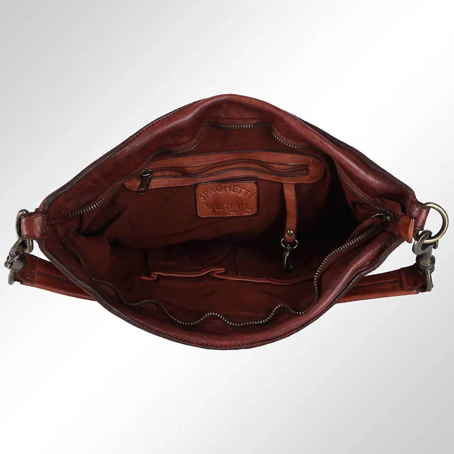 Spaghetti Western - Women's Hobo Genuine Leather Western Handbag - Rack Hunt -