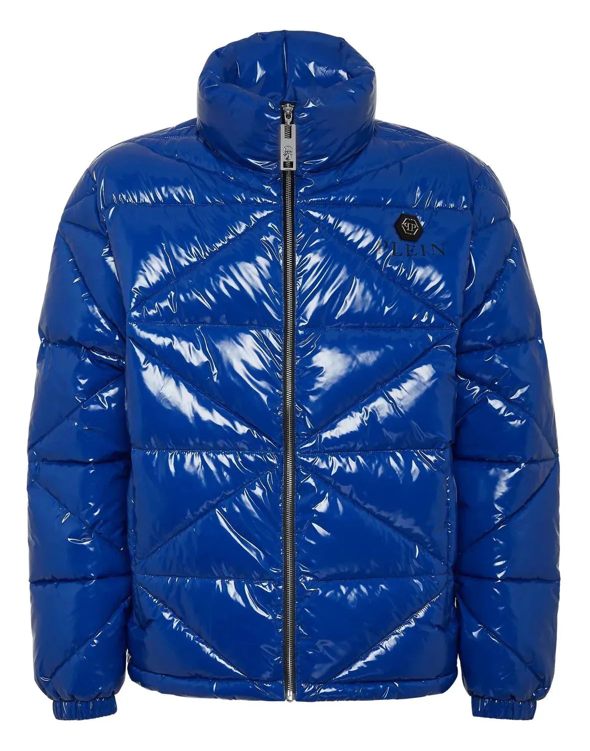 PHILIPP PLEIN - Quilted Hexagon Down Jacket - Rack Hunt
