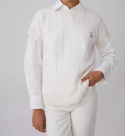 Love Golf Short Sleeve Sweater