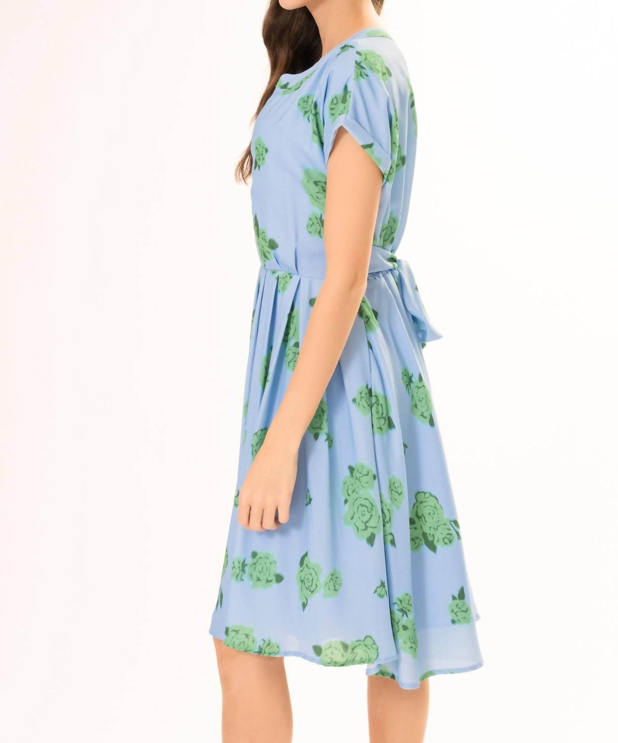 Area Stars - Floral Belted Dress - Rack Hunt