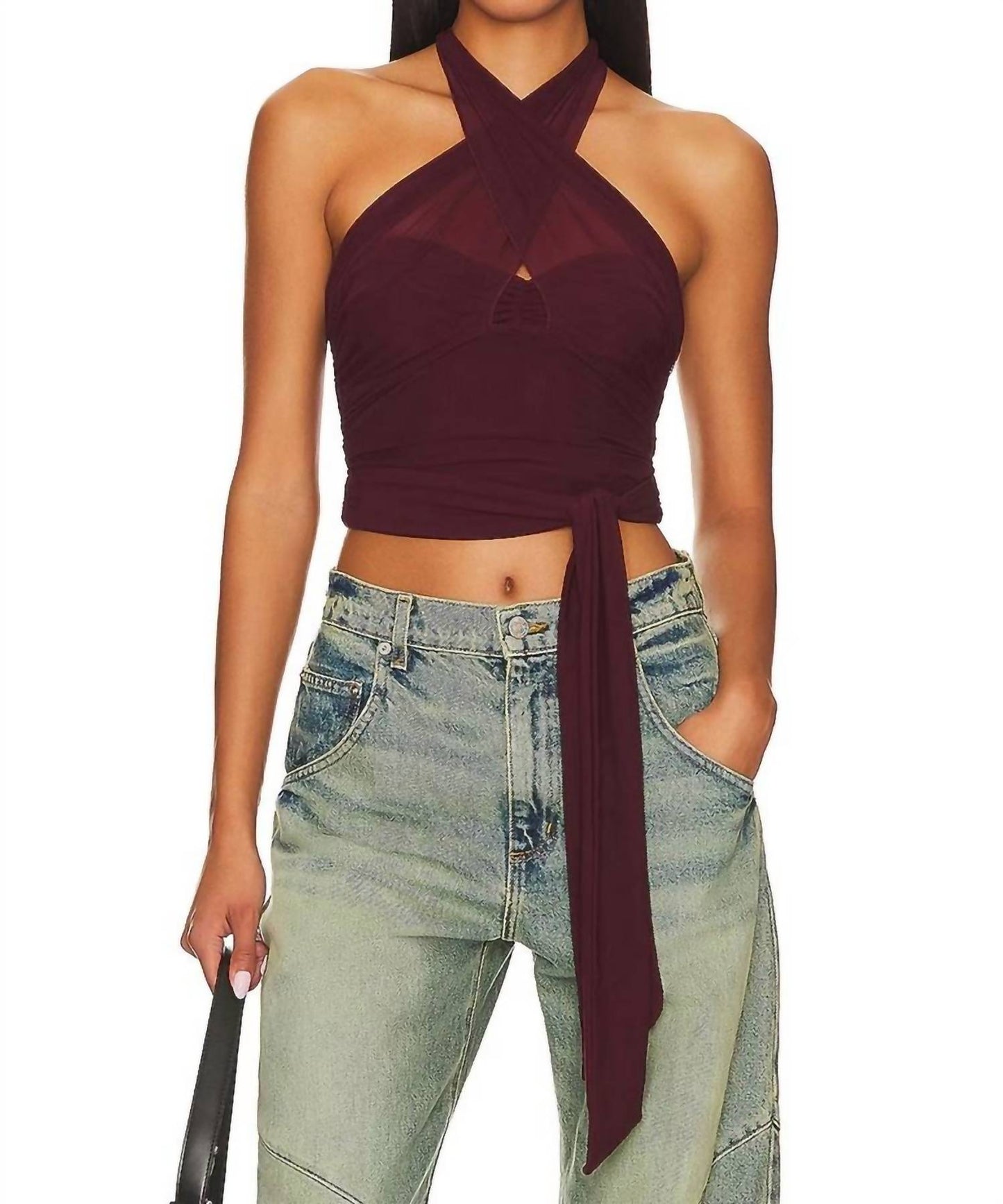 Charlize Halter Top