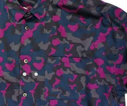 Men's Camo Night Button Up Shirt