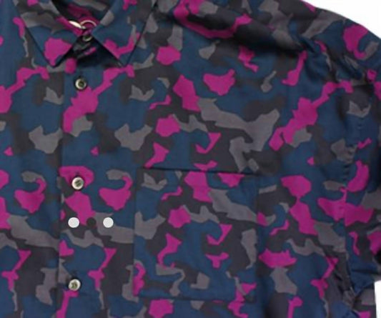 Men's Camo Night Button Up Shirt