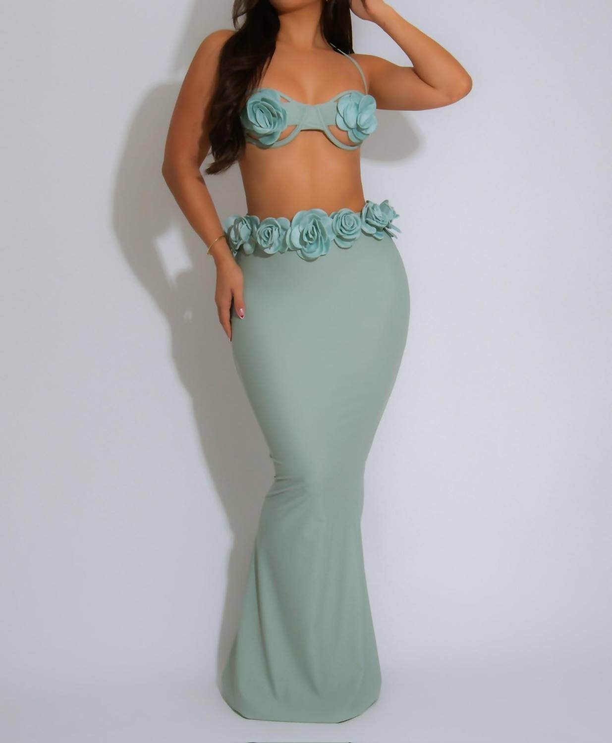 Diva - Garden Muse Floral Skirt Set - Rack Hunt -