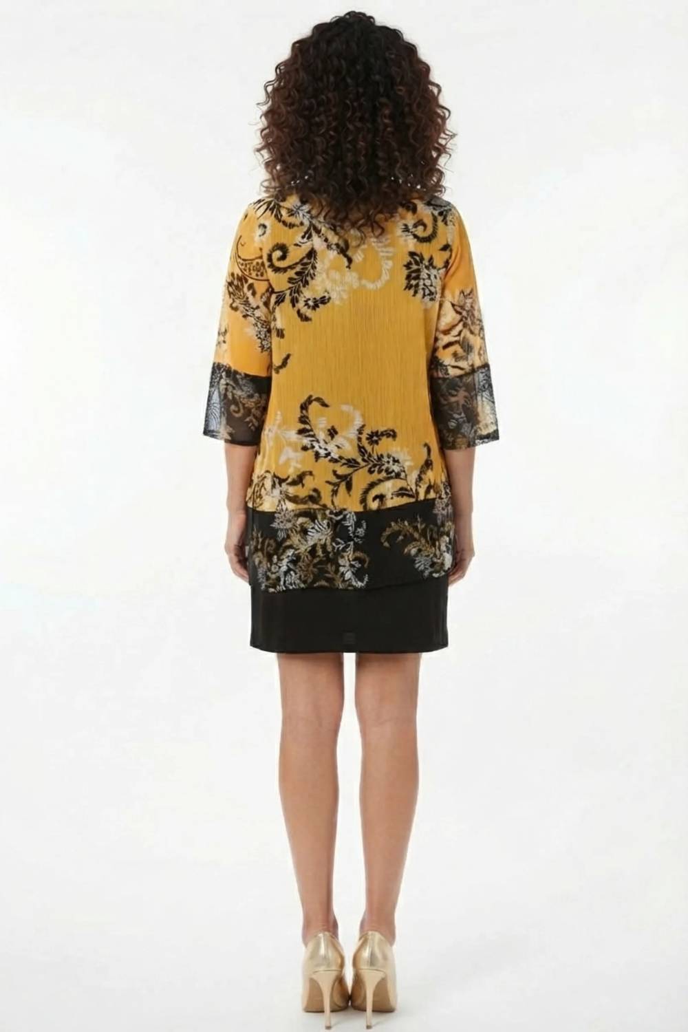 Velvet 2-piece Duster Dress Set