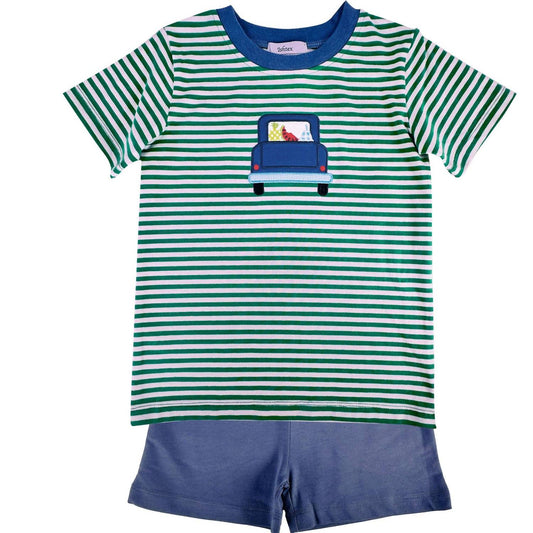 Kids Fruit Pickup Truck Boy's Shorts Set