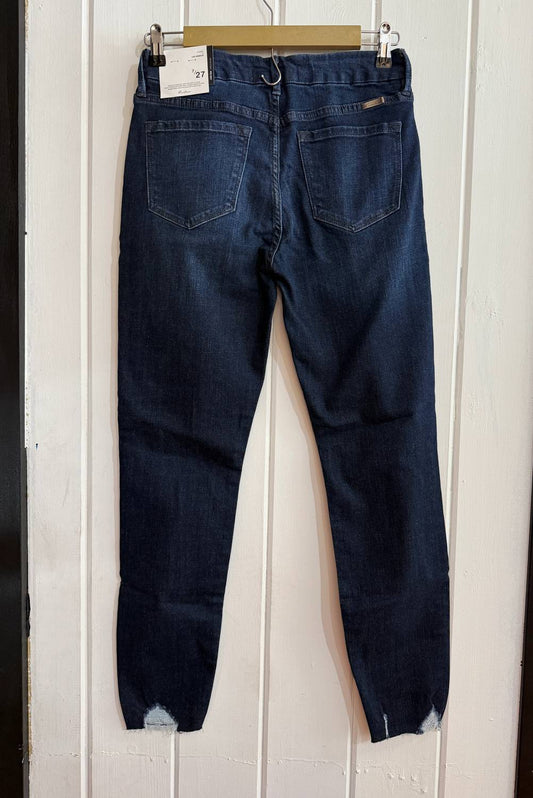 Women's Button Ankle Skinny Jeans