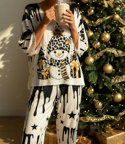 Cozy Snowman Christmas Sweater