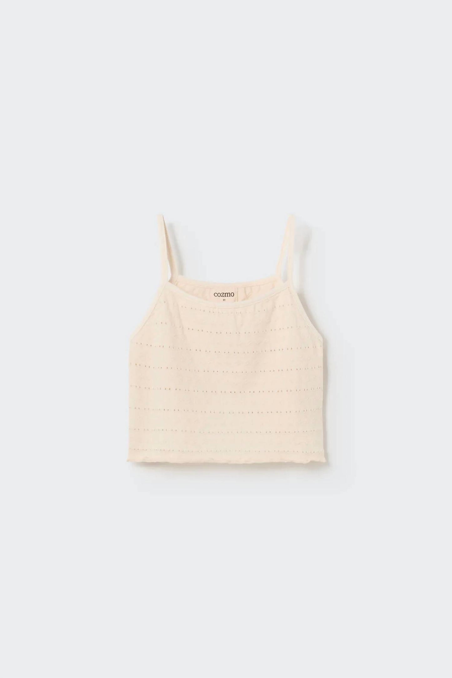 Girl's Jacquard Crop Top And Ruffle Pants Set