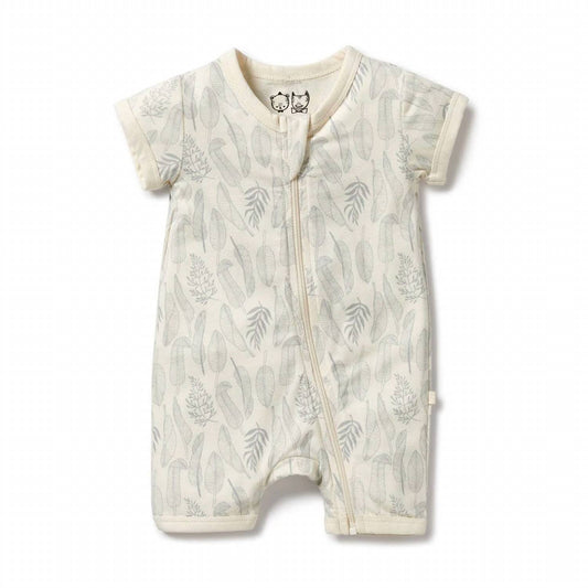 Kid's New Leaf Boyleg Bodysuit