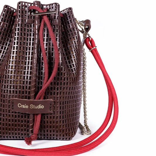 Women's Bibi Perforated Lamb Leather Bag
