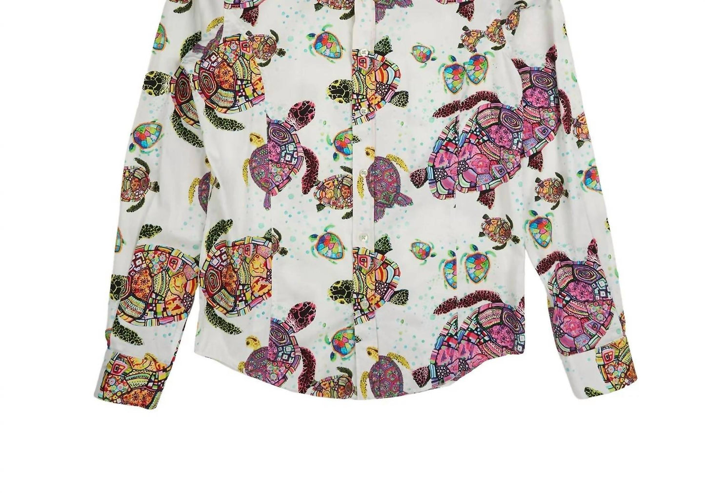 Trippy Turtle Button Down Shirt