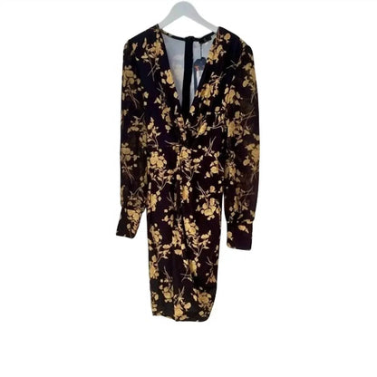 GAJE - Women's Elegant Floral Dress - Rack Hunt
