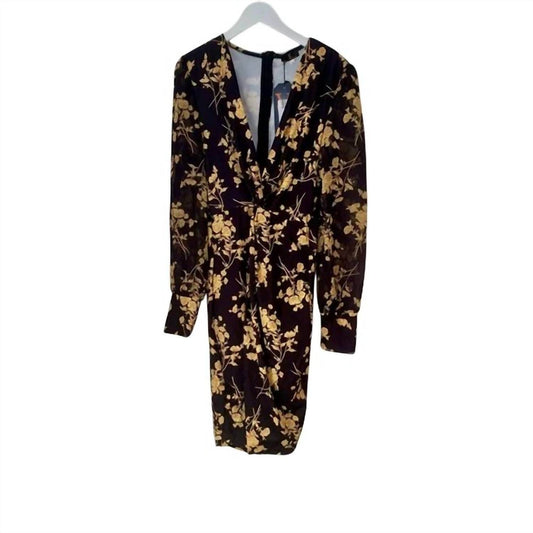 GAJE - Women's Elegant Floral Dress - Rack Hunt -