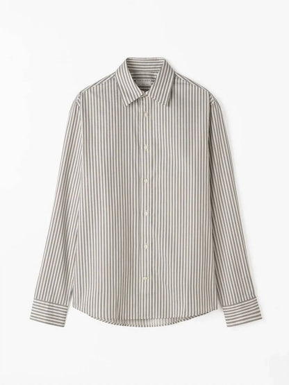 Men's Lowan Long Sleeve Striped Shirt