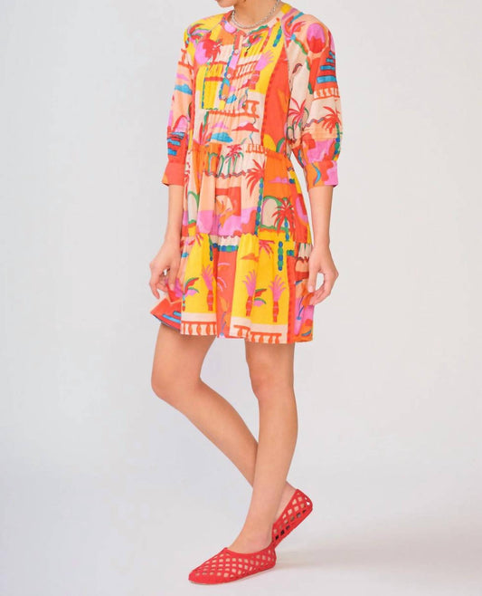 Yara Half Sleeves Mini Dress