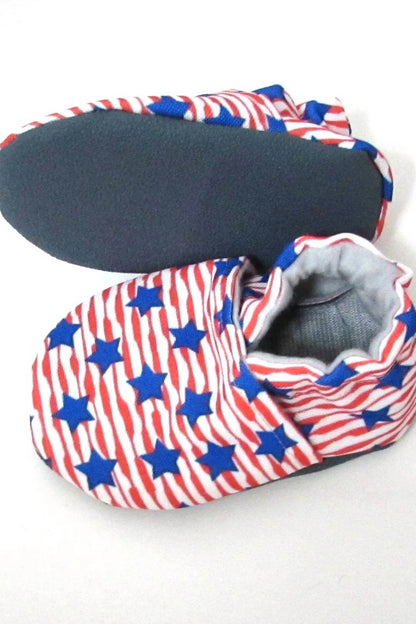 Cabooties - Baby Stars And Stripes Canvas Shoes - Rack Hunt