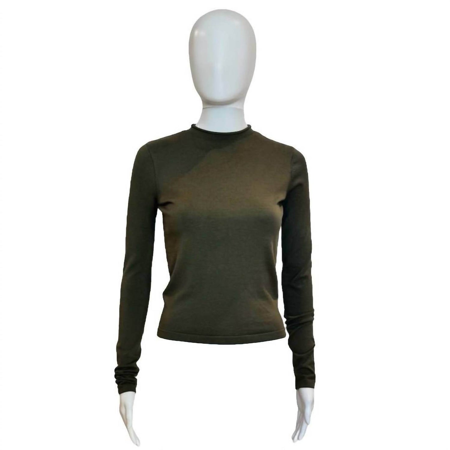 Amanda Maria - Women's Long Sleeve Mock Neck Top - Rack Hunt