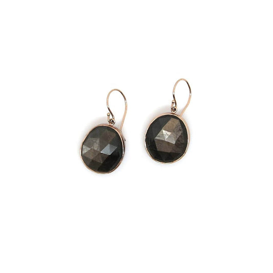 Jamie Joseph - Women's 14k Sterling Silver Pyrite Earrings - Rack Hunt -