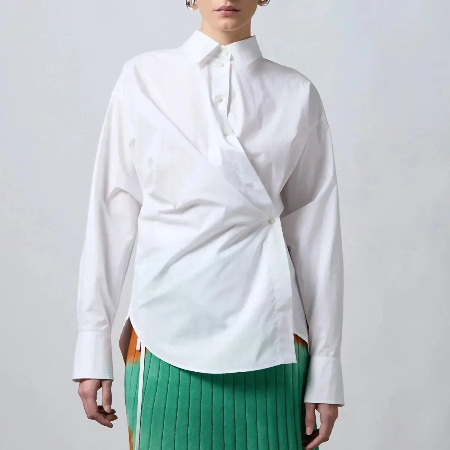 roberto collina - Wrap Long-sleeved Shirt - Rack Hunt