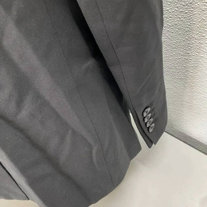 Women's Relaxed Double Breasted Wool Blazer