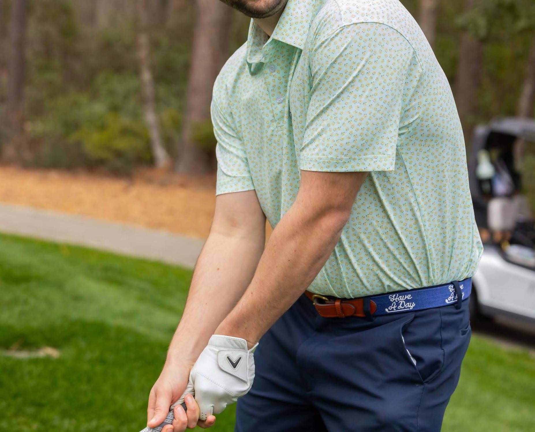 Breezy Golf - Magnolia Golf Polo - Rack Hunt -