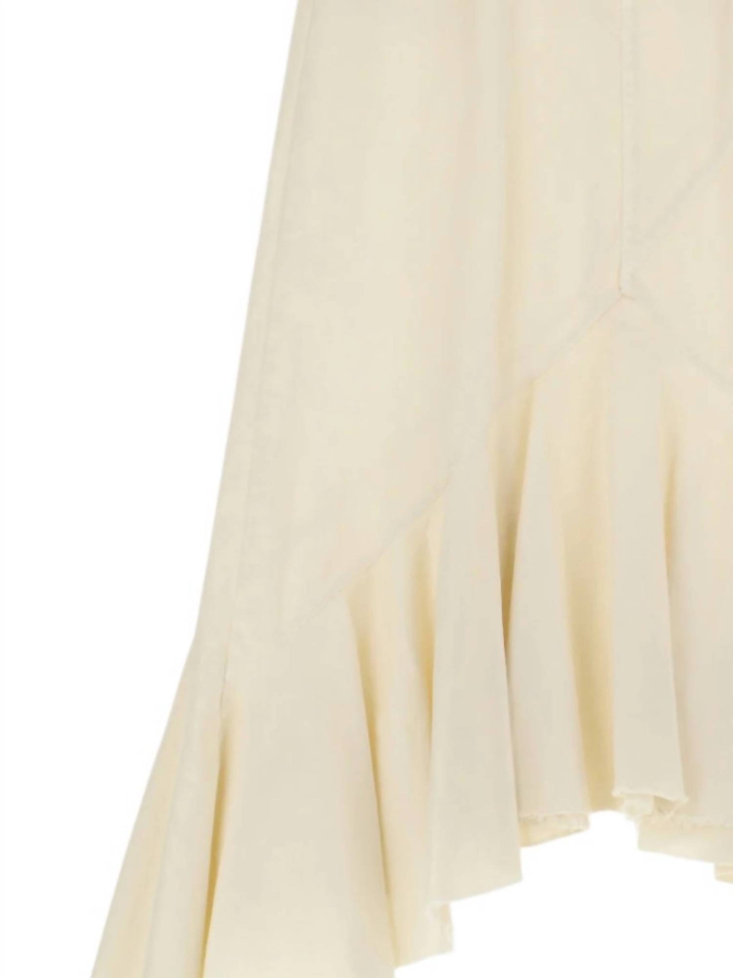 Women's Frayed Hem Hi Low Ruffle Skirt