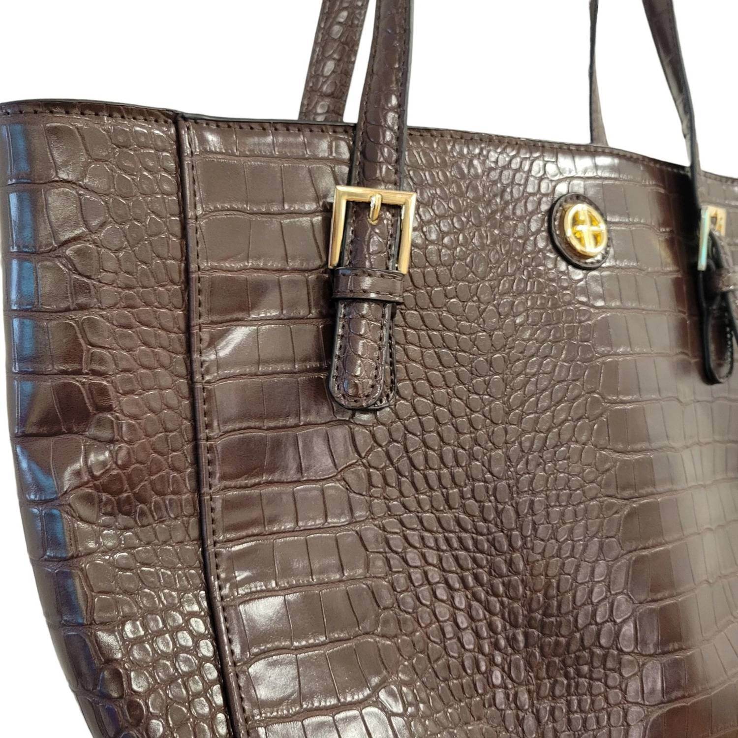 Giani Bernini - Croc-embossed Tote Bag - Rack Hunt -