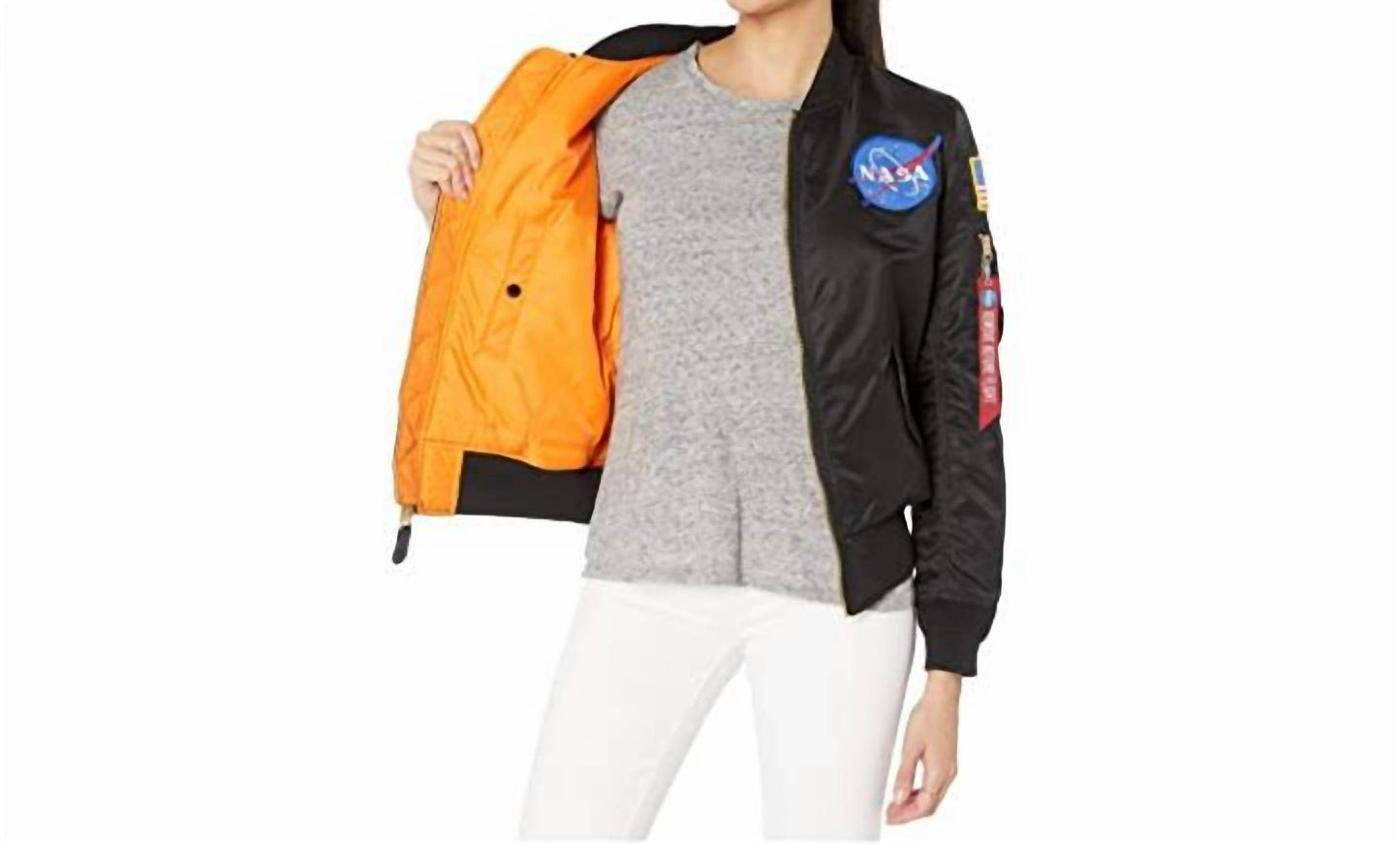 Alpha Industries - Women's NASA MA-1 Flight Jacket - Rack Hunt -
