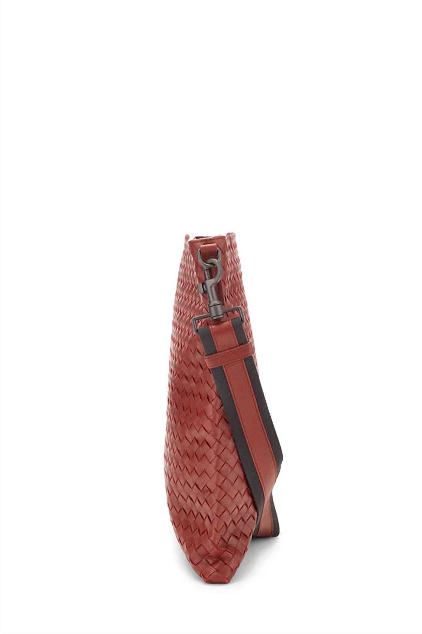 Women's Intrecciato Weave Messenger Bag