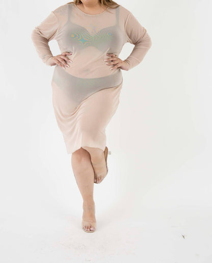 The Ghost Mesh Xray Dress