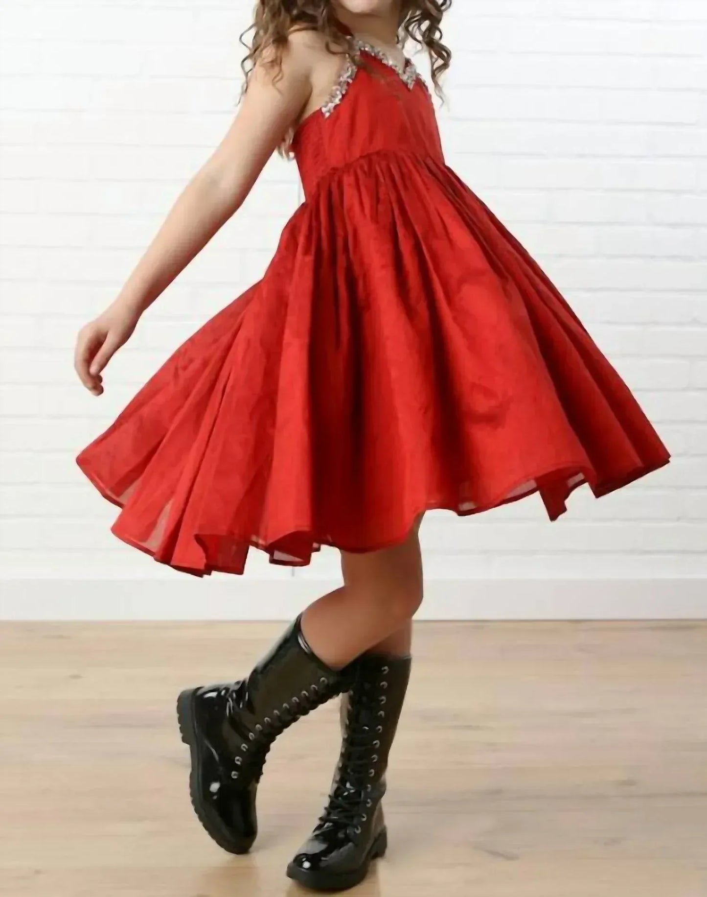 Ooh! La, La! Couture - Girls Halter Sequin Dress - Rack Hunt