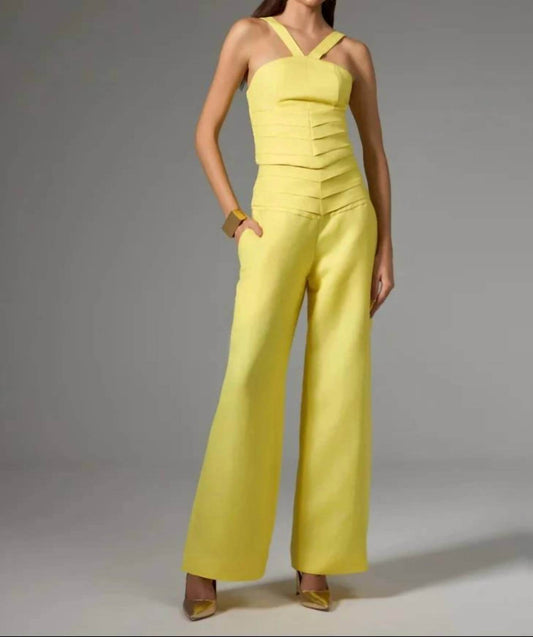 Strass - Pleat Top And Pants Set - Rack Hunt -