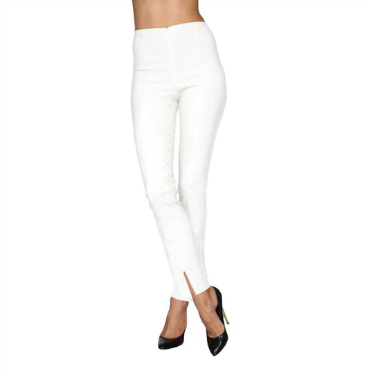 Mesmerize - zip Frontlong Pants w/slit - Rack Hunt -