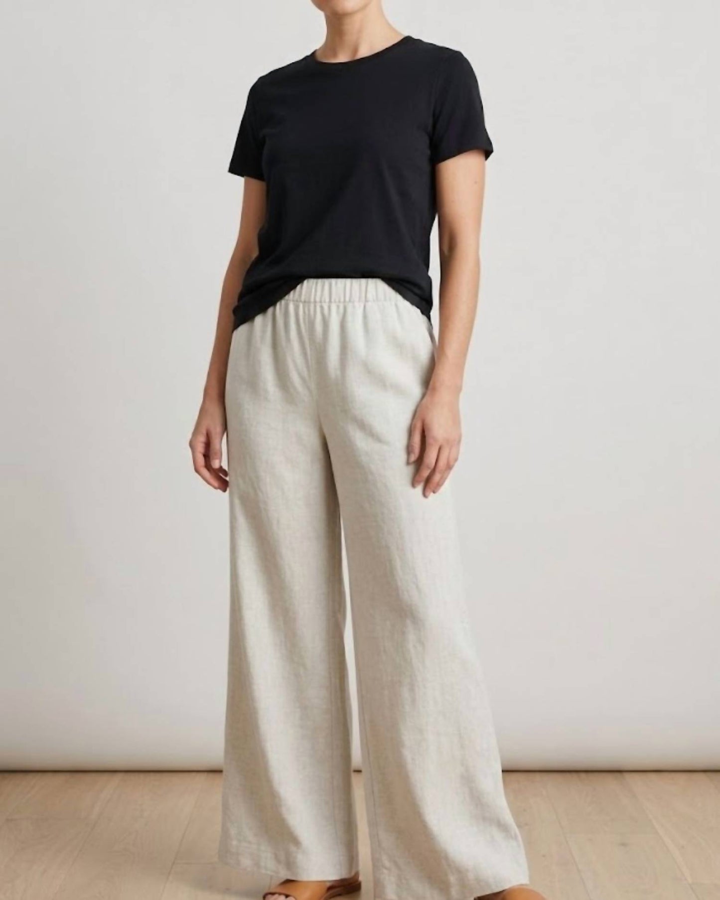 Classic Wide Leg Linen Pant