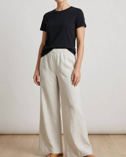 Classic Wide Leg Linen Pant