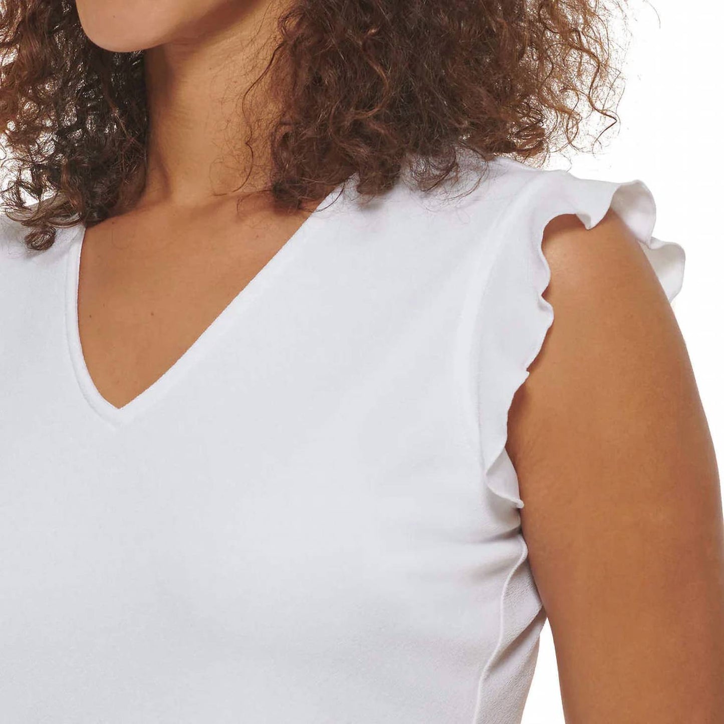 Ruffle Sleeve Blouse