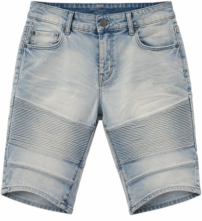 Men's Fadded Denim Wash Jean Shorts
